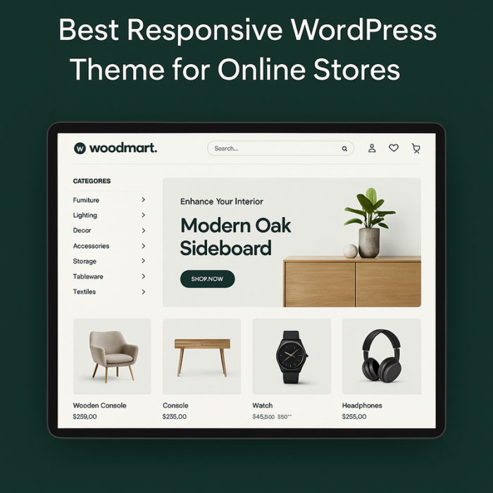 WoodMart – Best Responsive WordPress Theme for Online Stores