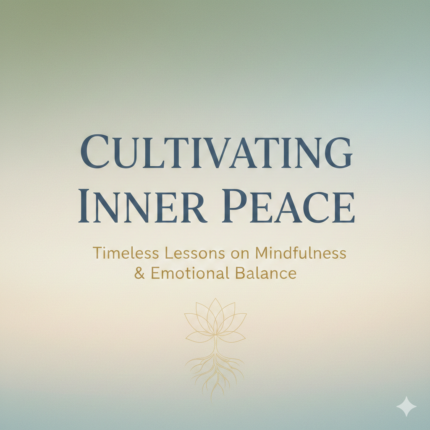 Cultivating Inner Peace – Timeless Lessons on Mindfulness & Emotional Balance