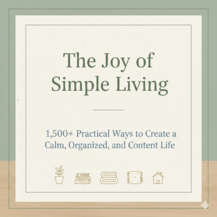 The Joy of Simple Living – 1,500+ Practical Ways to Create a Calm, Organized, and Content Life