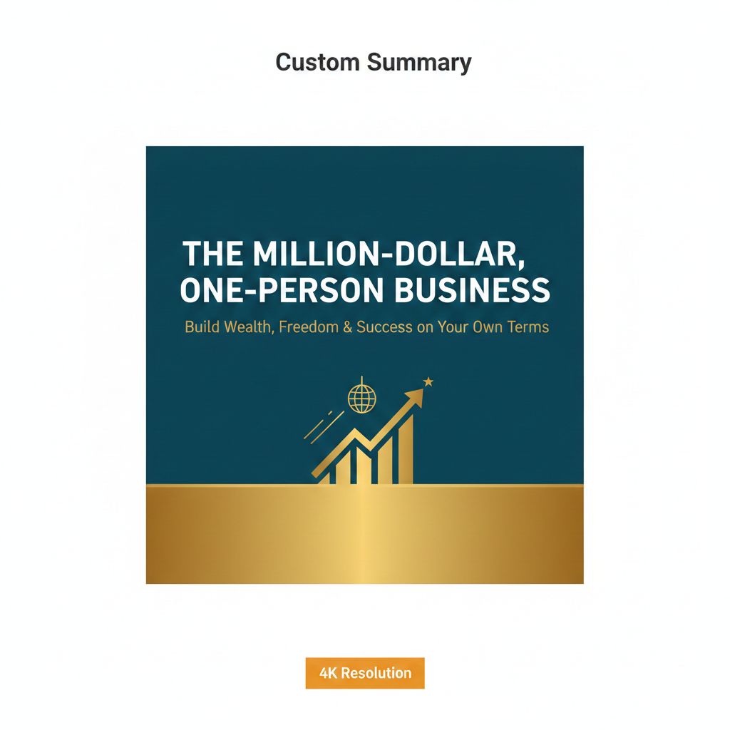 The Million-Dollar, One-Person Business – Build Wealth, Freedom & Success on Your Own Terms The Million-Dollar, One-Person Business – Build Wealth, Freedom & Success on Your Own Terms