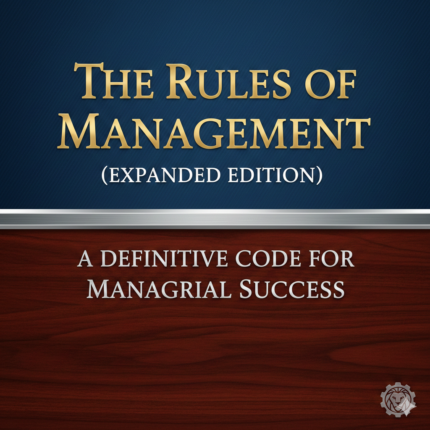 The Rules of Management (Expanded Edition) – A Definitive Code for Managerial Success