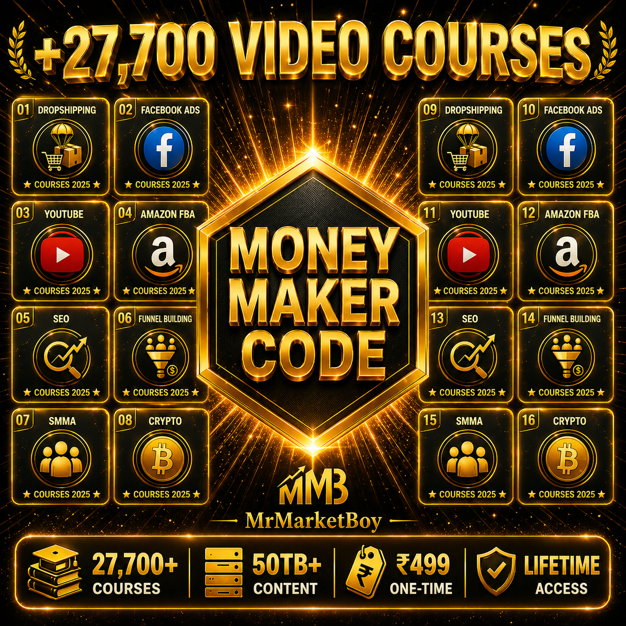 The Vault by MrMarketBoy – 50TB+ Premium Course Library (27,700+ Courses)